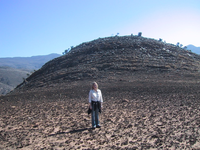 Jamy Poses by Capernicus Crater!